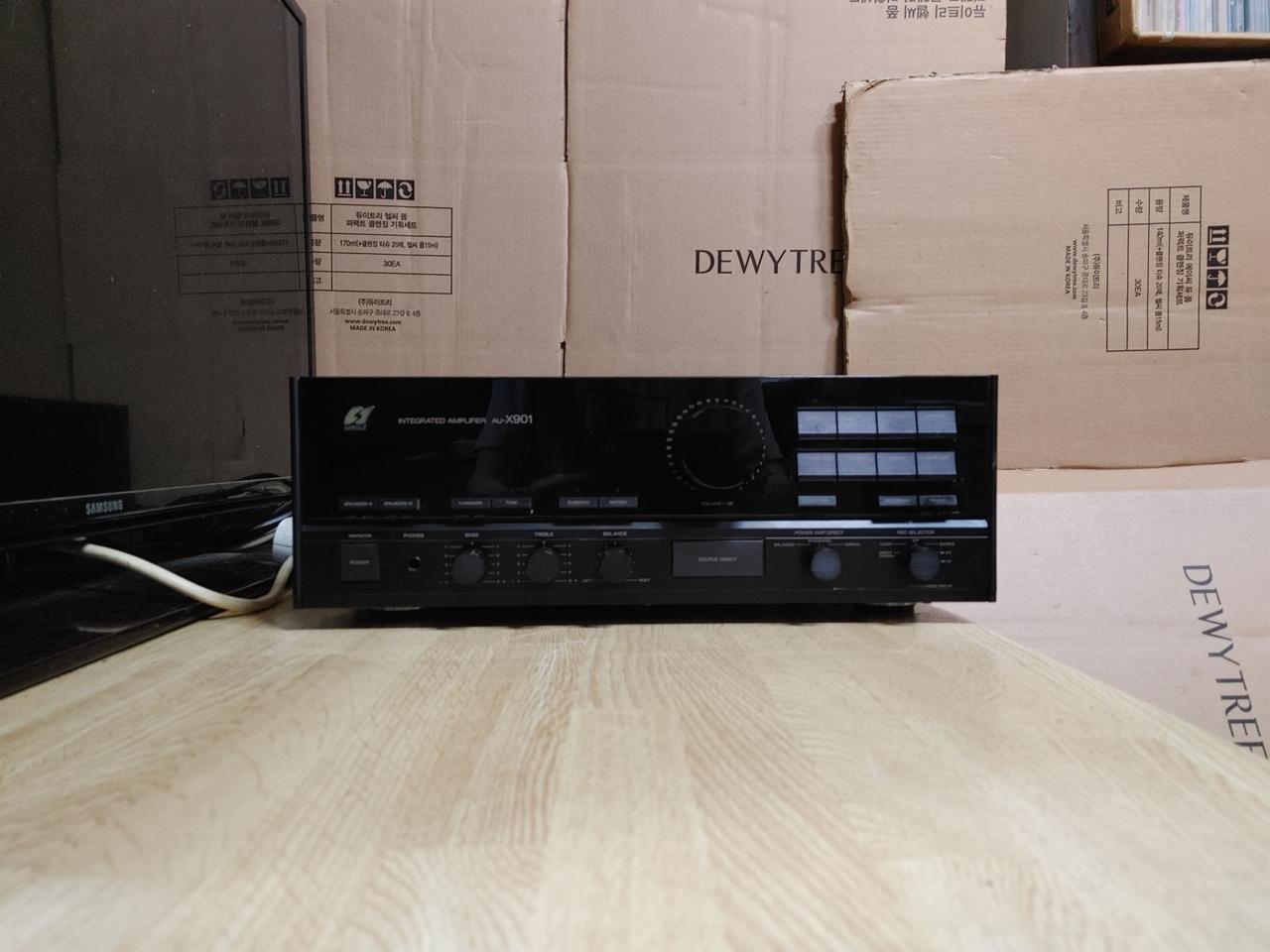 산수이 AU X901 고출력 인티앰프 (오디오 스피커 LP턴테이블 CD