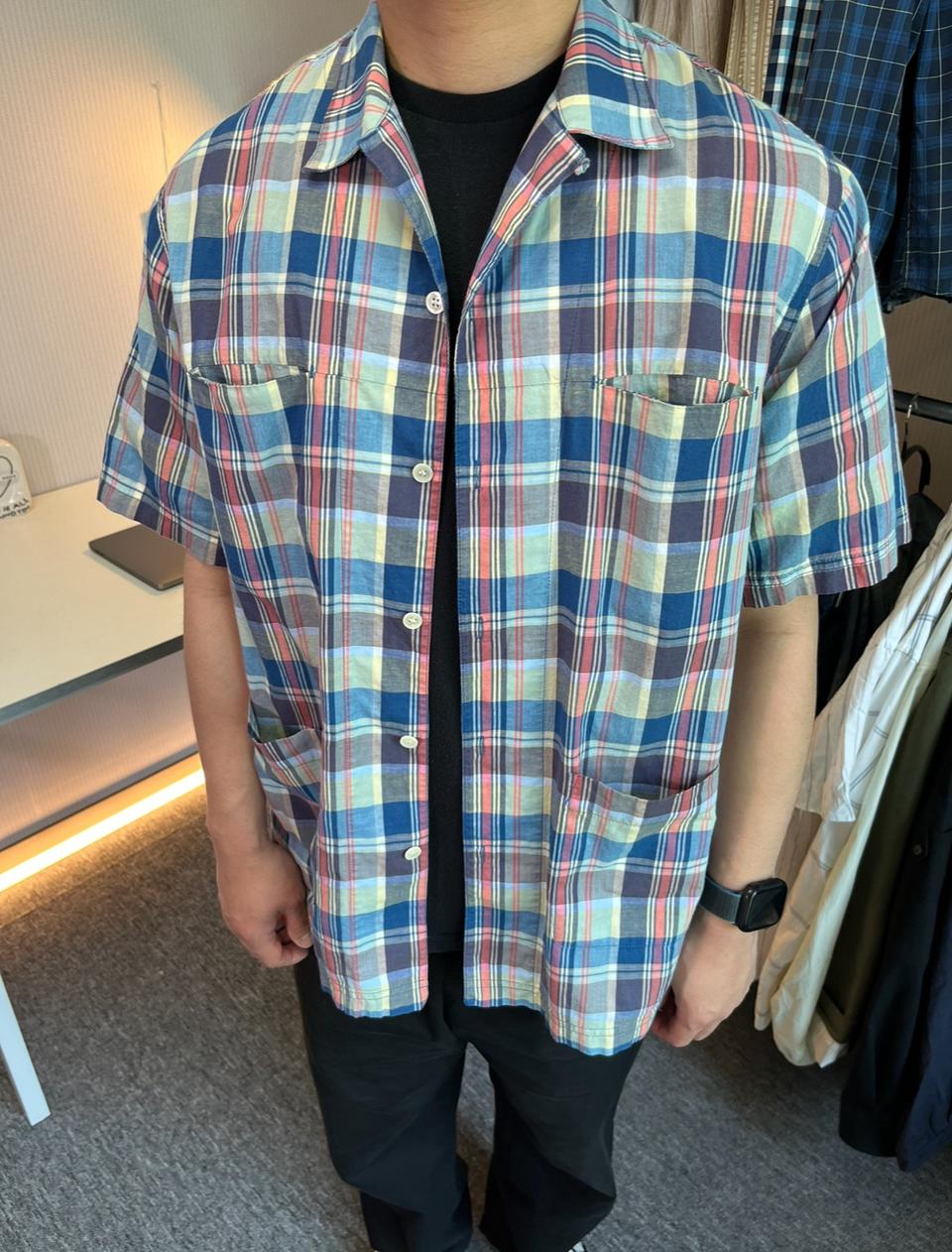 Youth 체크 셔츠남방