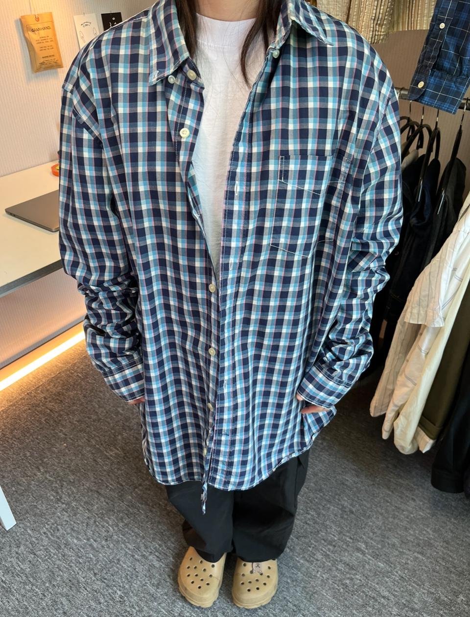 Gap 체크 셔츠남방