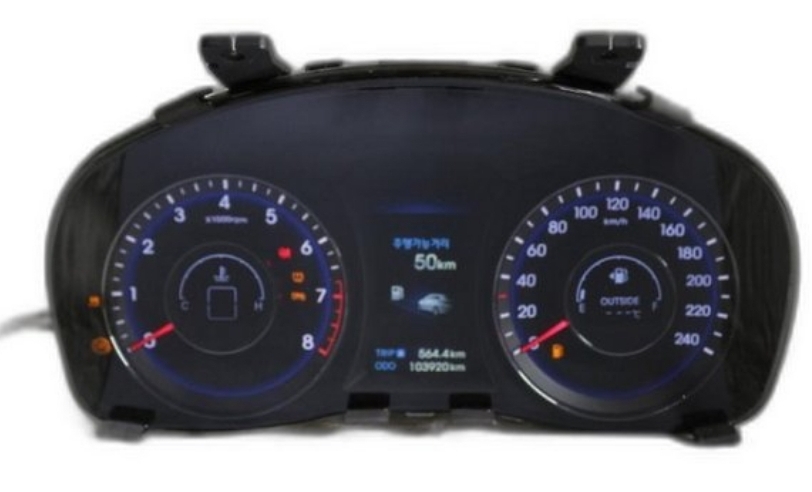 i40 슈퍼비전 계기판 가솔린