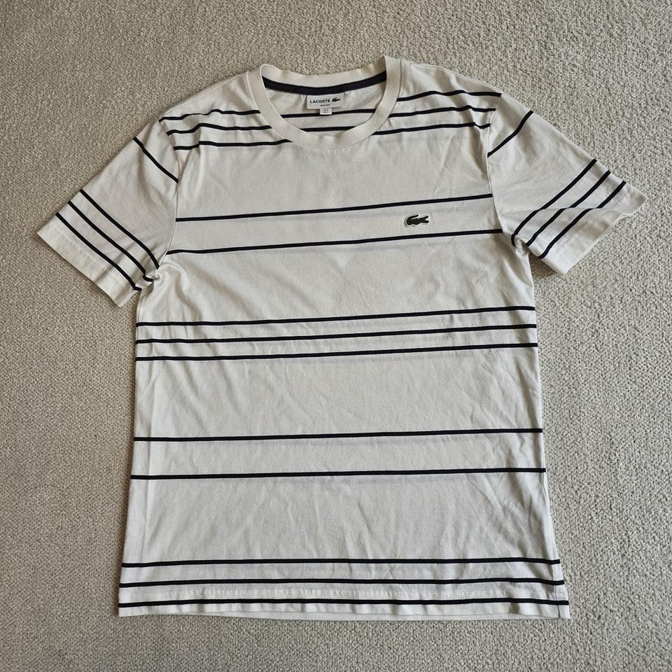 105(5)라코스테 스트라이프 티셔츠