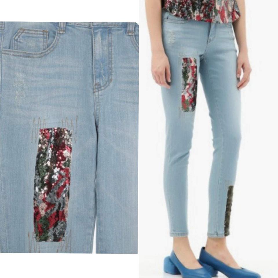 오즈세컨 outrageous 스핑클 스티치누벅 스판데님 팬츠 27