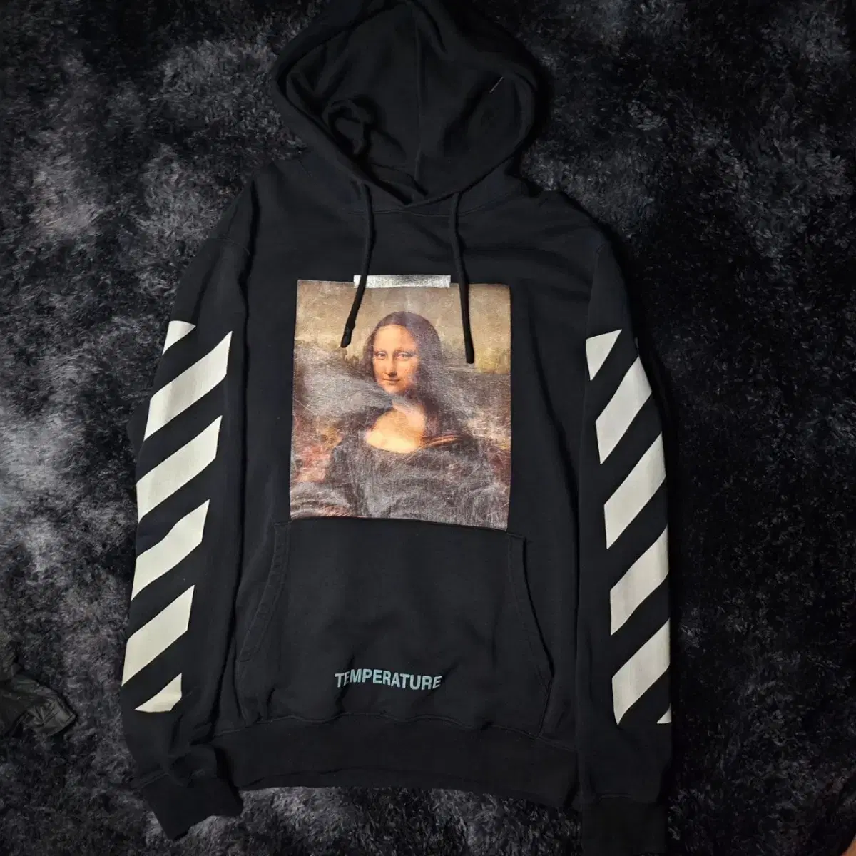 [XL] 오프화이트 모나리자 후드티 18ss