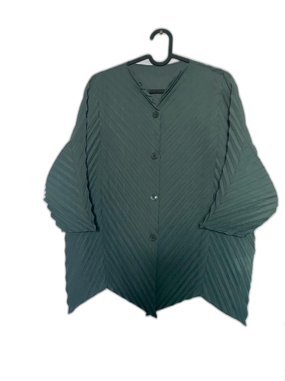 플리츠미 V넥 자켓