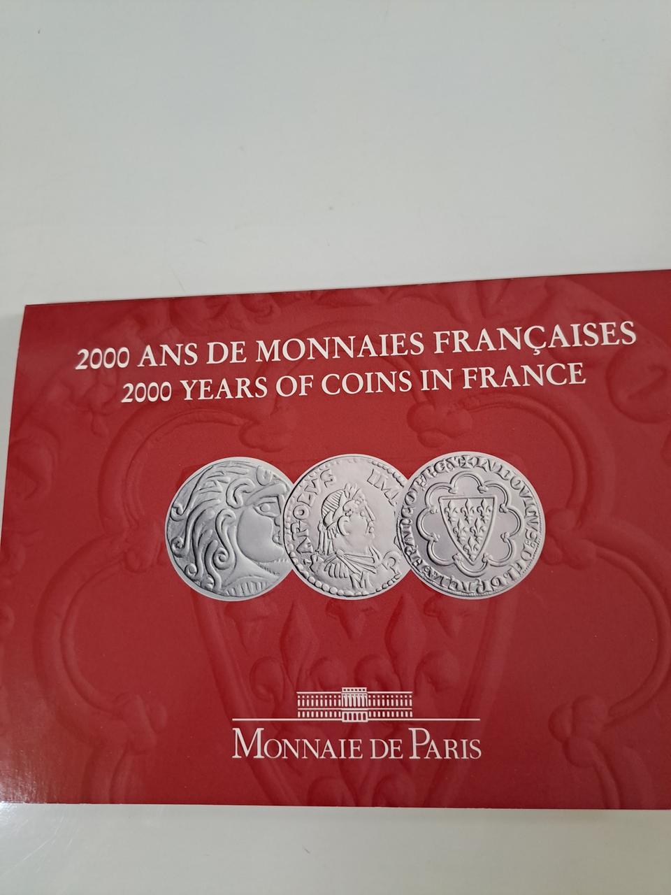 프랑스 화폐역사 2000년 백동화 3종세트 판매