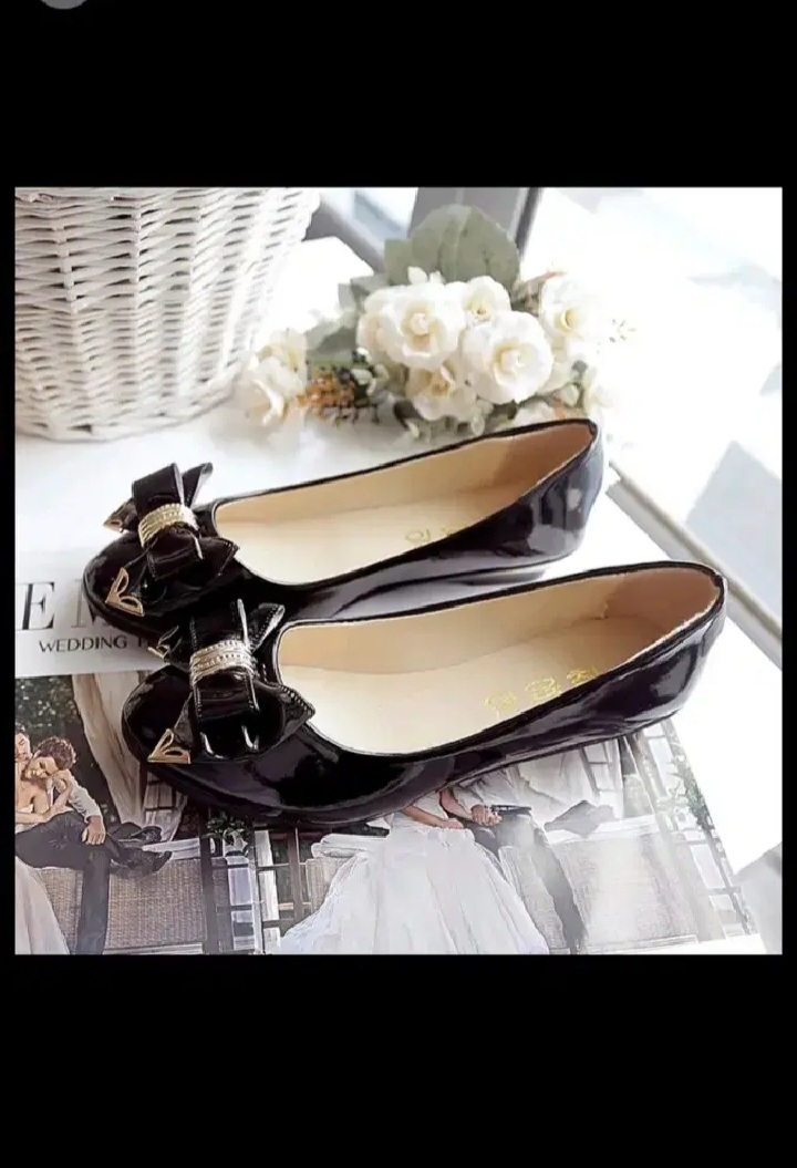 금장식 리본여성화