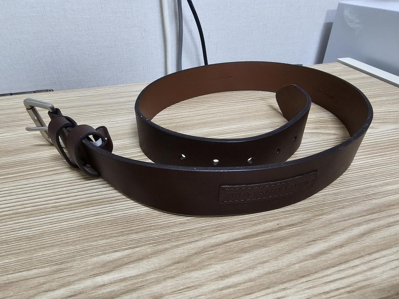 폴로 가죽 벨트