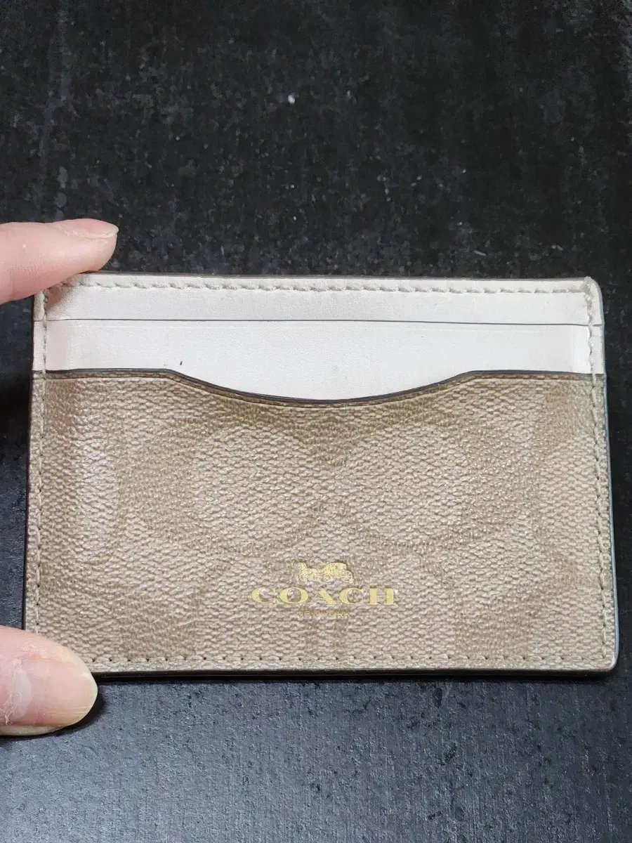 코치 카드지갑