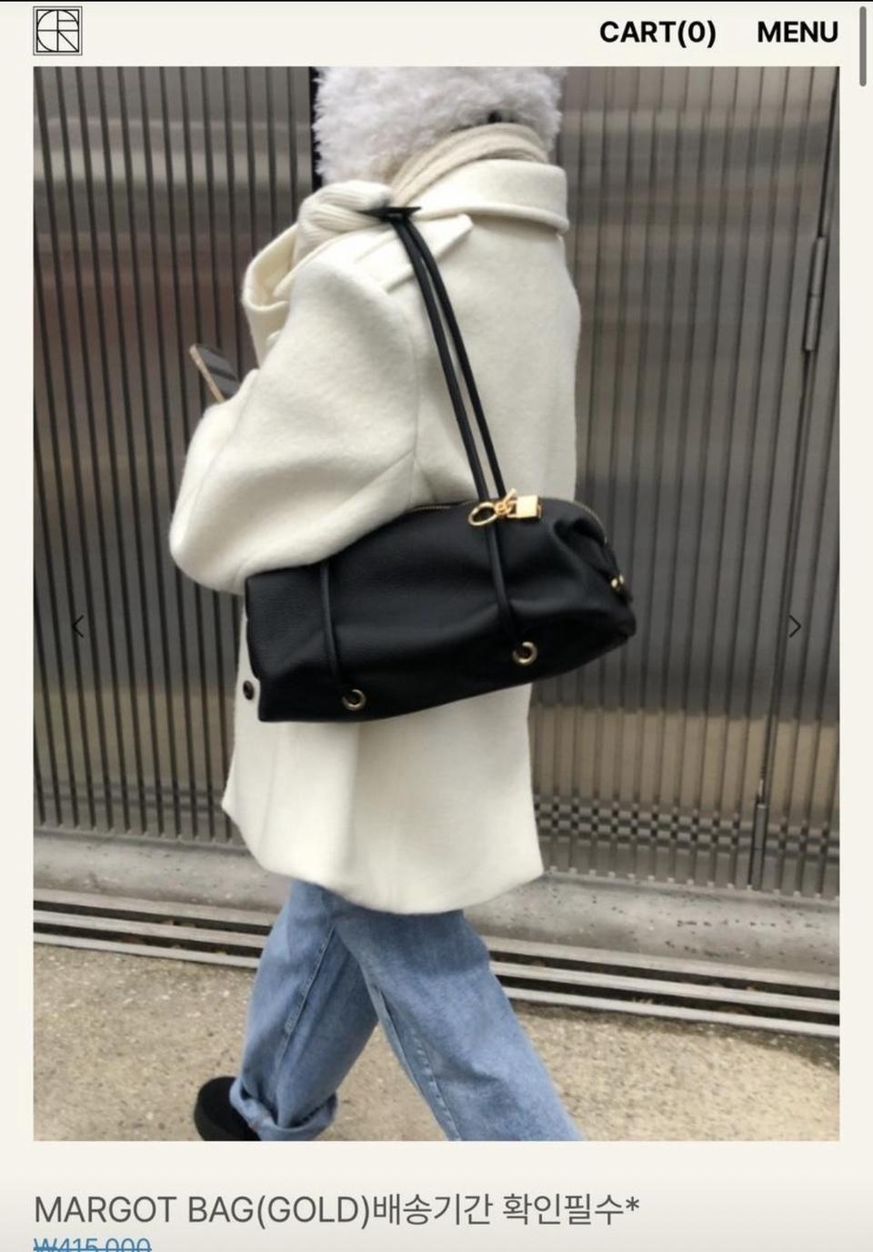 714center 마고백 블랙골드금장