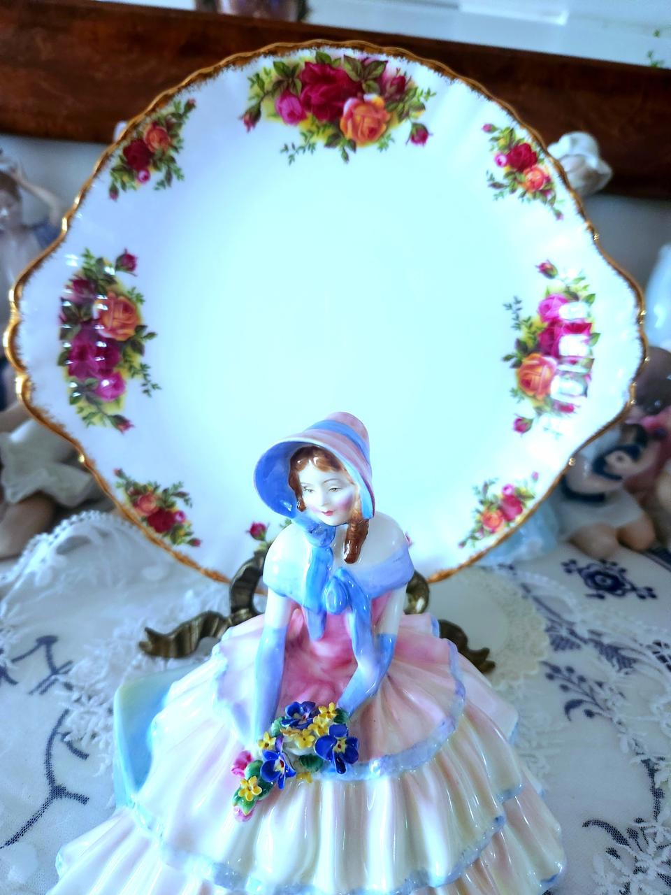 로얄알버트영국산황실 양귀접시등