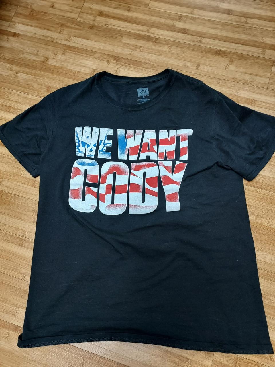 wwe 코디로즈 티셔츠 사이즈 라지