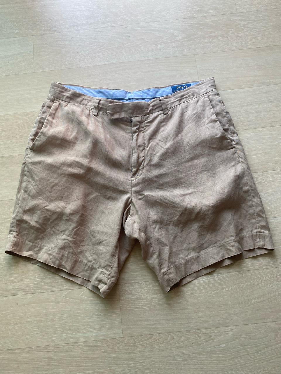 폴로 린넨 반바지 34