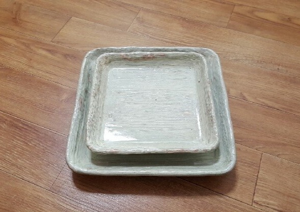 권영길도예가 접시 2점