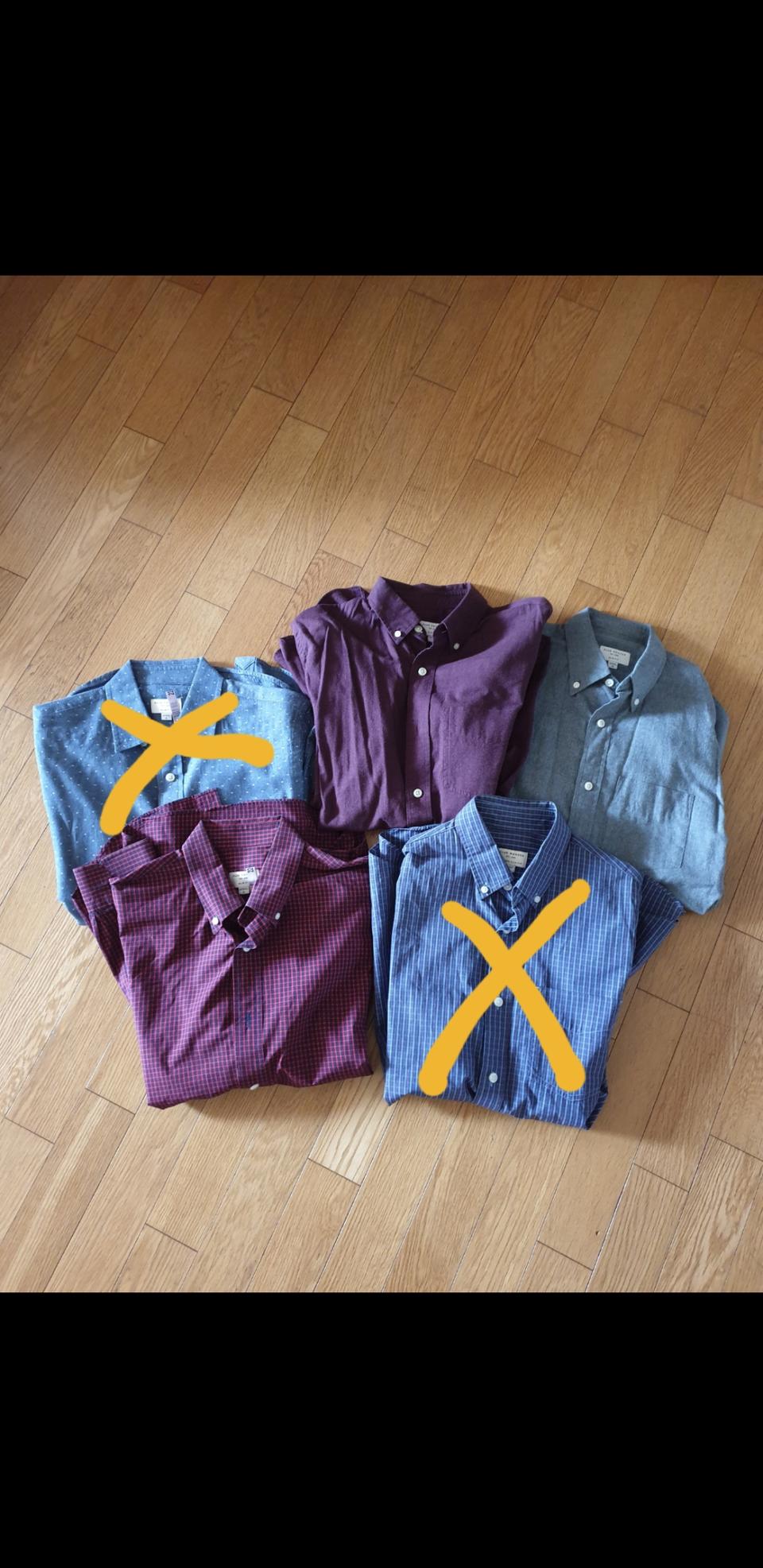 클럽모나코  남자긴팔셔츠신장170 사이즈S( 95)각각