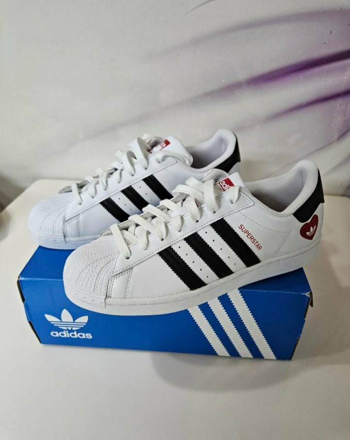 아디다스 슈퍼스타 발렌타인 스칼렛 한정판 정품(새상품)