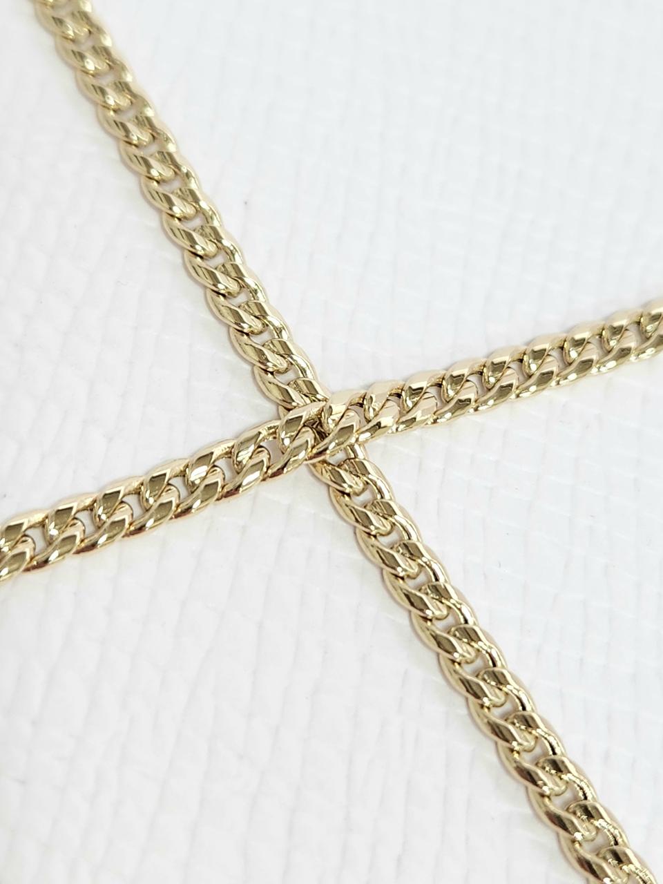 18k.할로우체인목걸이,3.2mm.팔찌,발찌.새상품