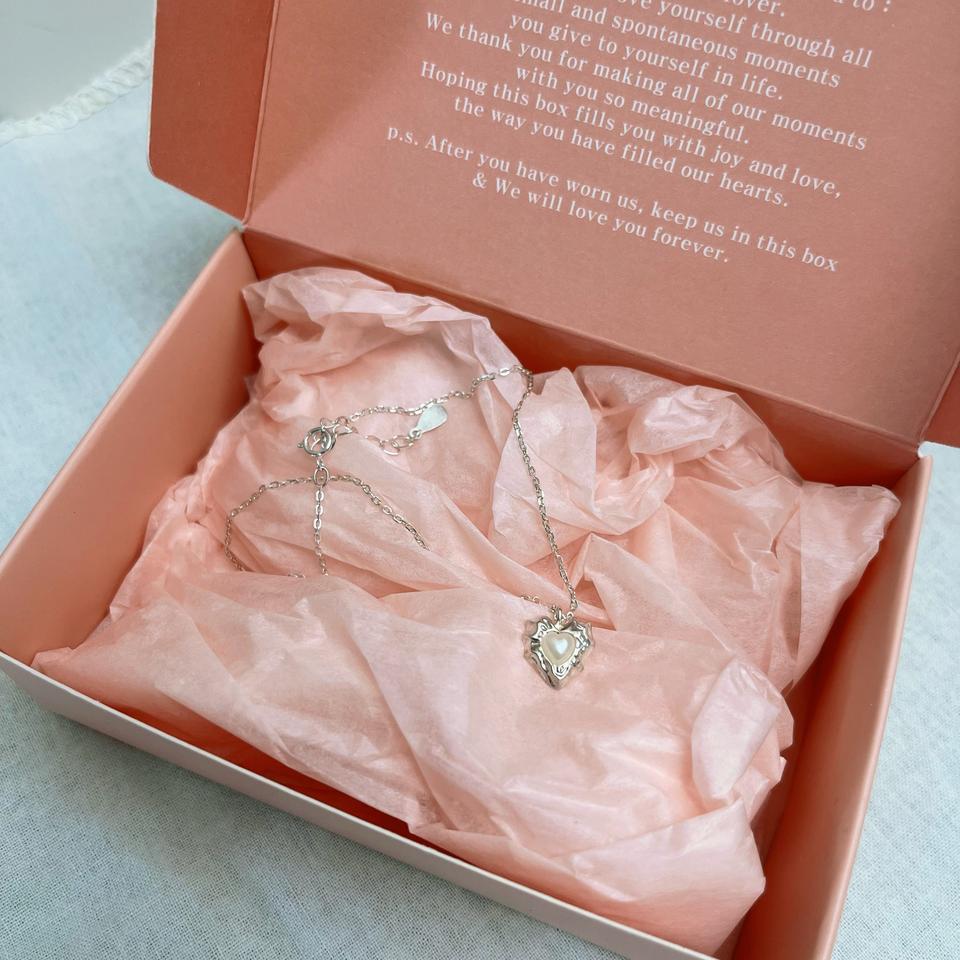 저스트러버 펄 인 러브 넥크리스 925실버