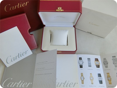 까르띠에 정품 시계 케이스(공보증서포함)