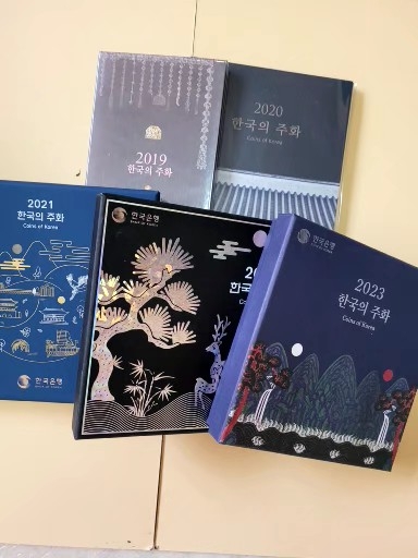한국의주화 민트5종 줄세우기