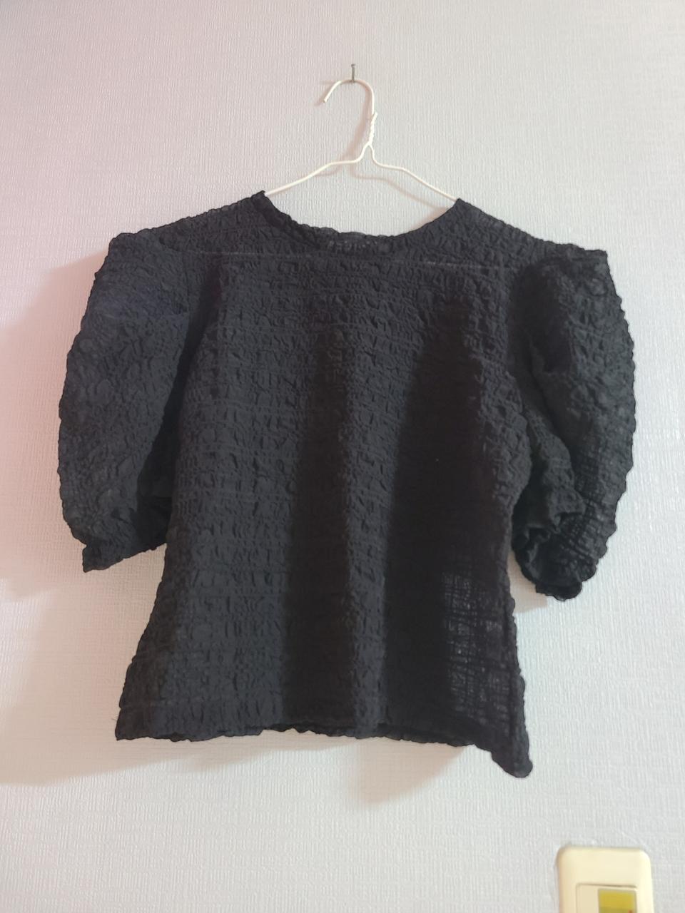 시스루 블라우스