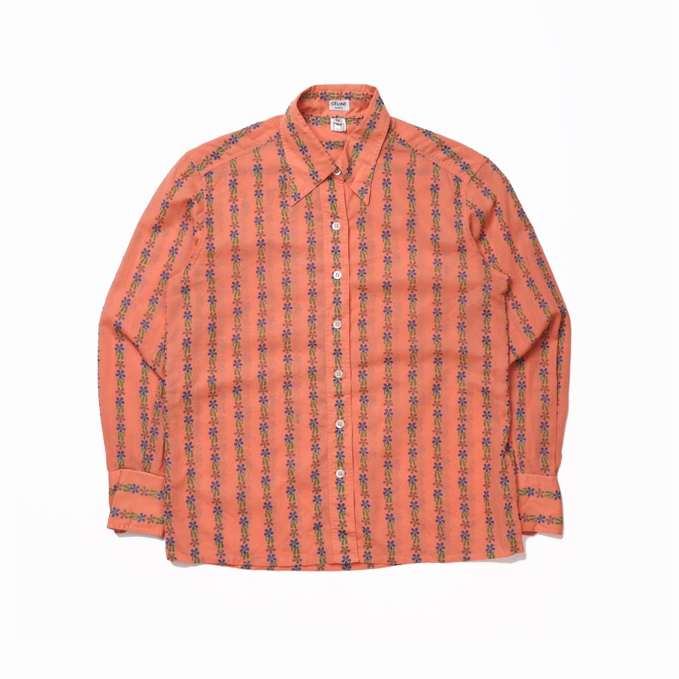 celine-flower-pattern-shirt