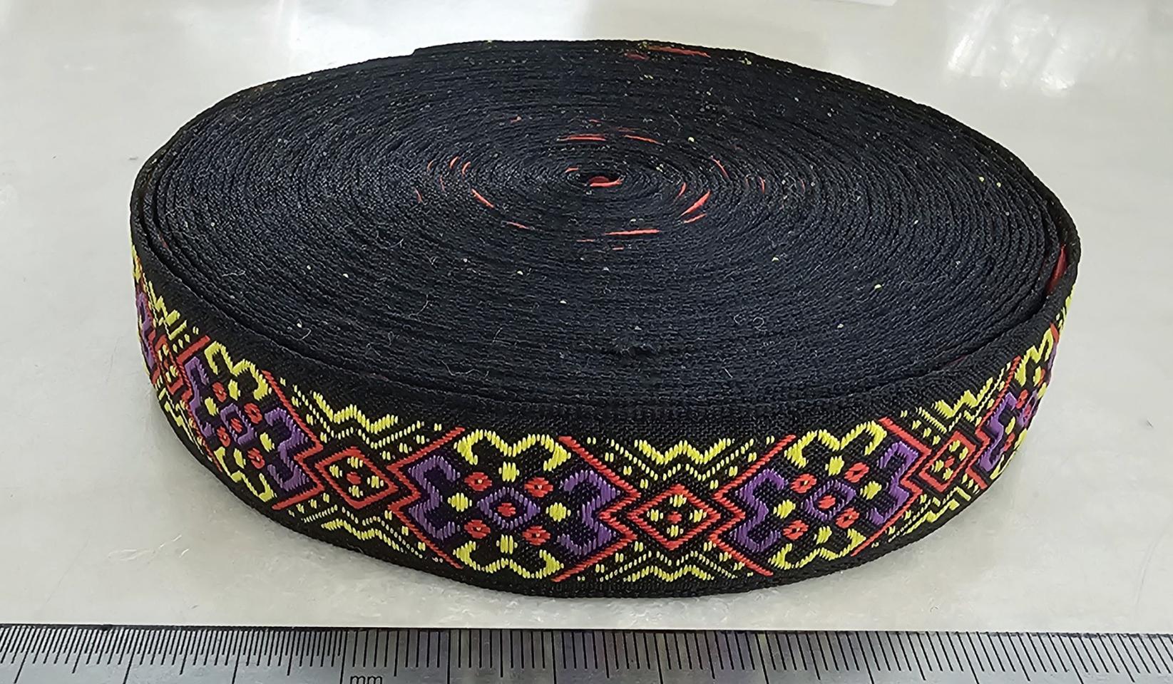 자수리본 블랙테 마름모 12마 일괄