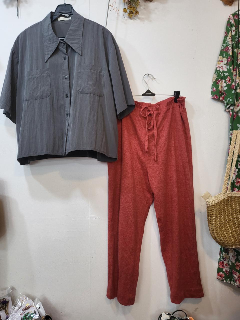 린넨니트바지(수입)