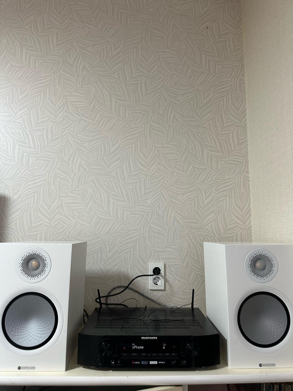 마란츠 HEOS &  모니터 오디오 실버 100 7G