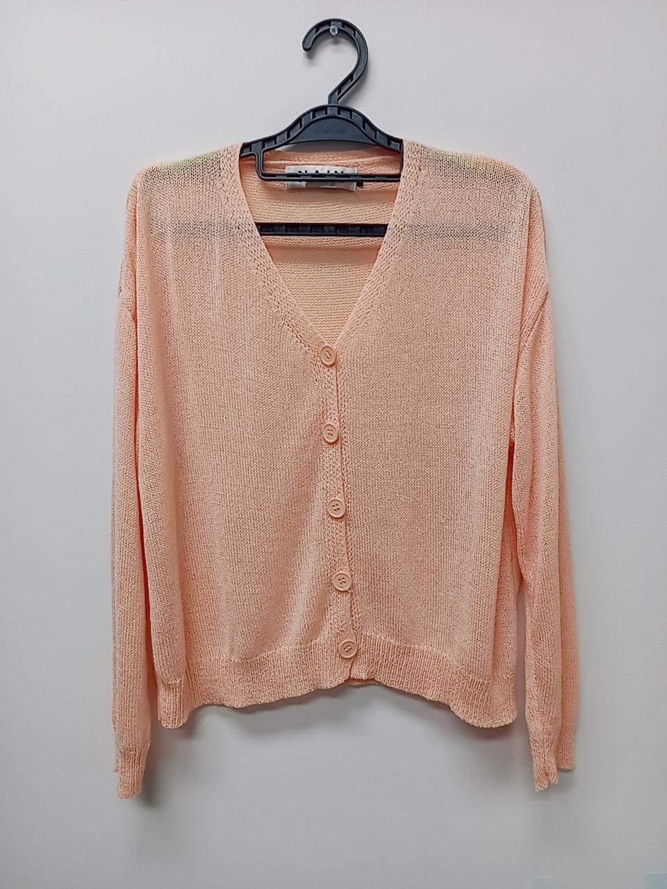 FREE 백화점 나인 살구색 가디건