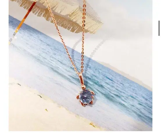 14k거북이목걸이