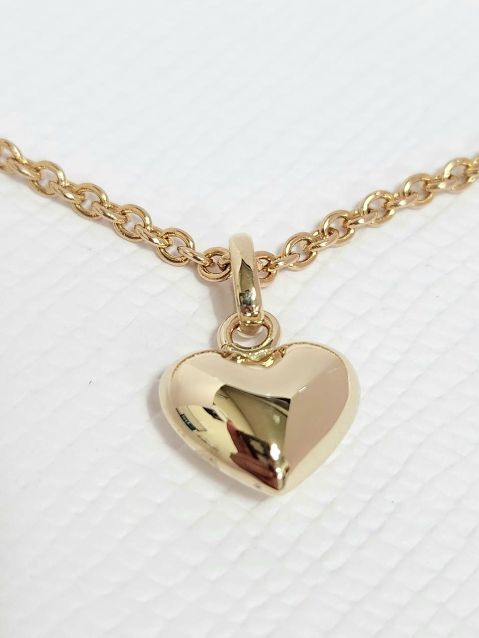 18k.14k.통통하트펜던트.14mm.새상품