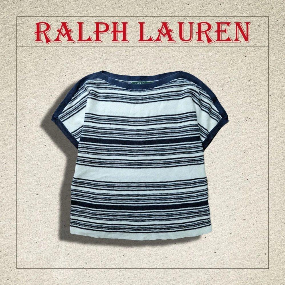 [랄프로렌] 스트라이프 반팔 여름 썸머 니트