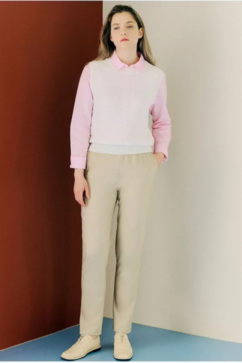 코튼 라이크라 팬츠 새거