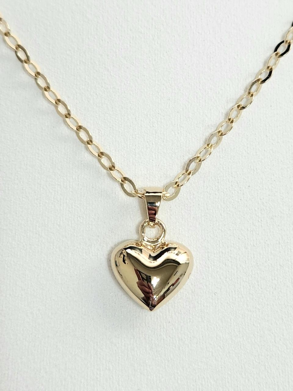 18k.14k.통통하트펜던트.17mm.새상품