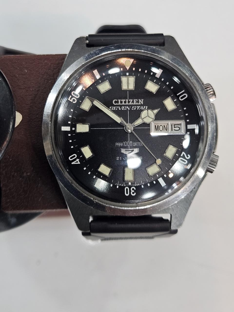 빈티지 씨티즌 7스타 다이버 시계