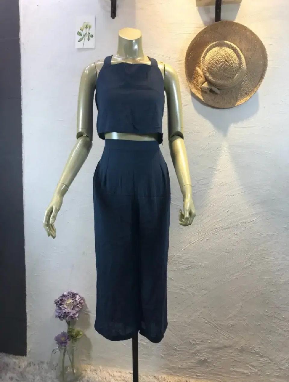 린넨 뷔스티에 투피스 (새상품)