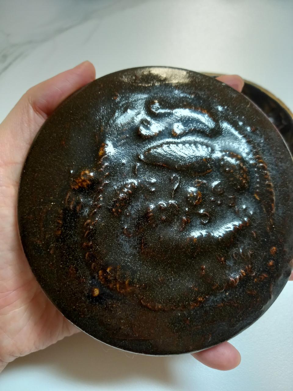 중국 고도자기 원대 길주요 도자기 합