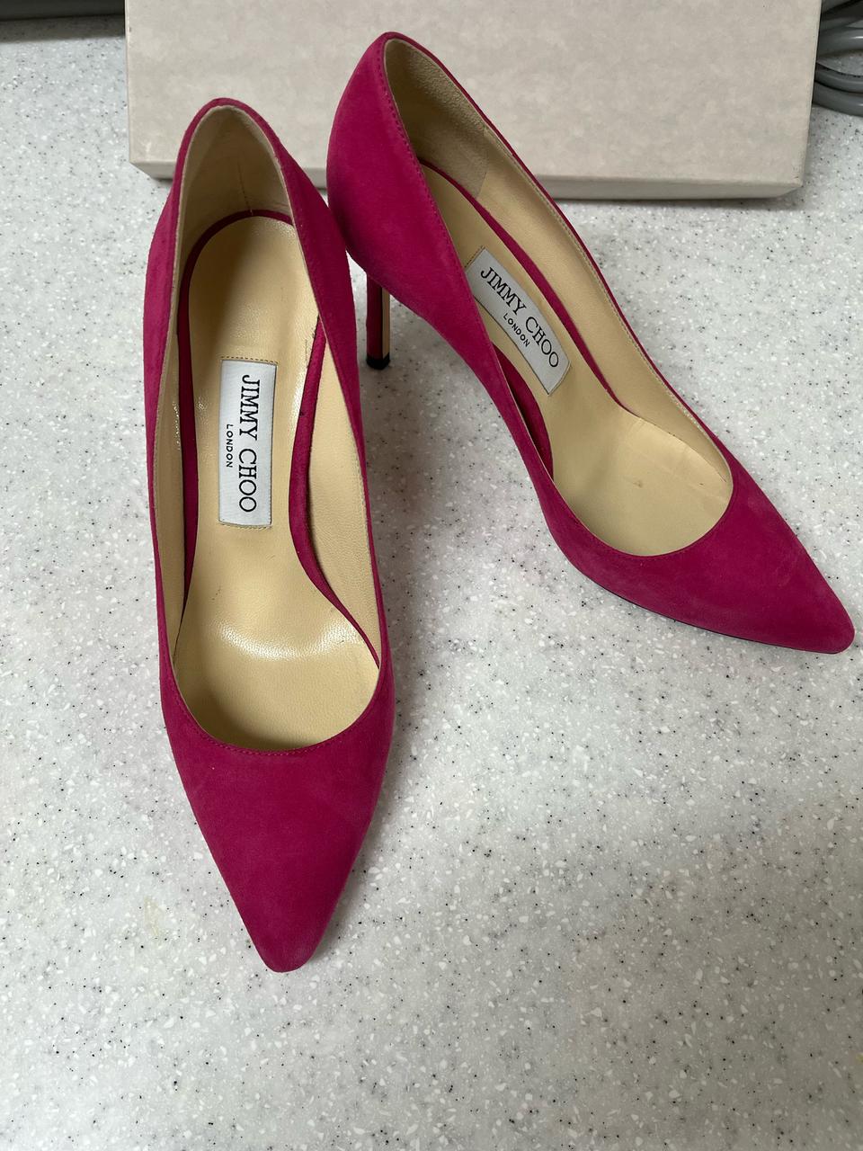 지미추 스웨이드 힐 37/5 245