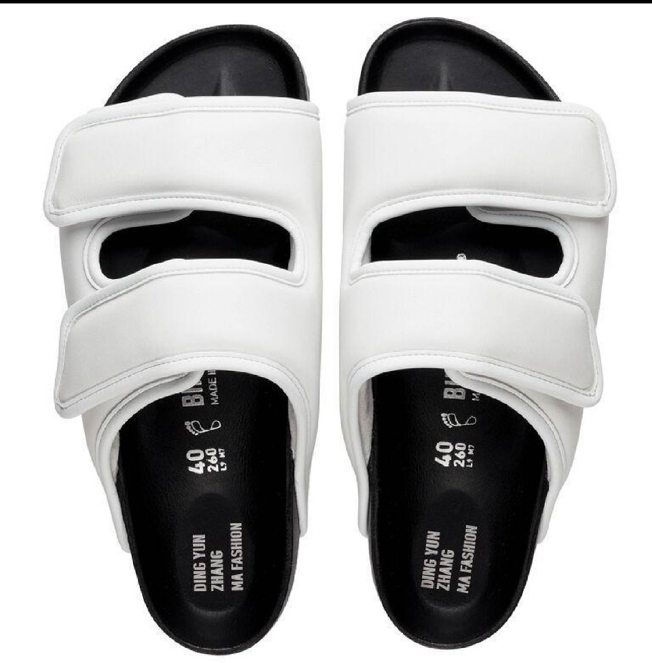 버켄스탁 아리조나 벨크로 코지 레더 샌들 40(260mm)