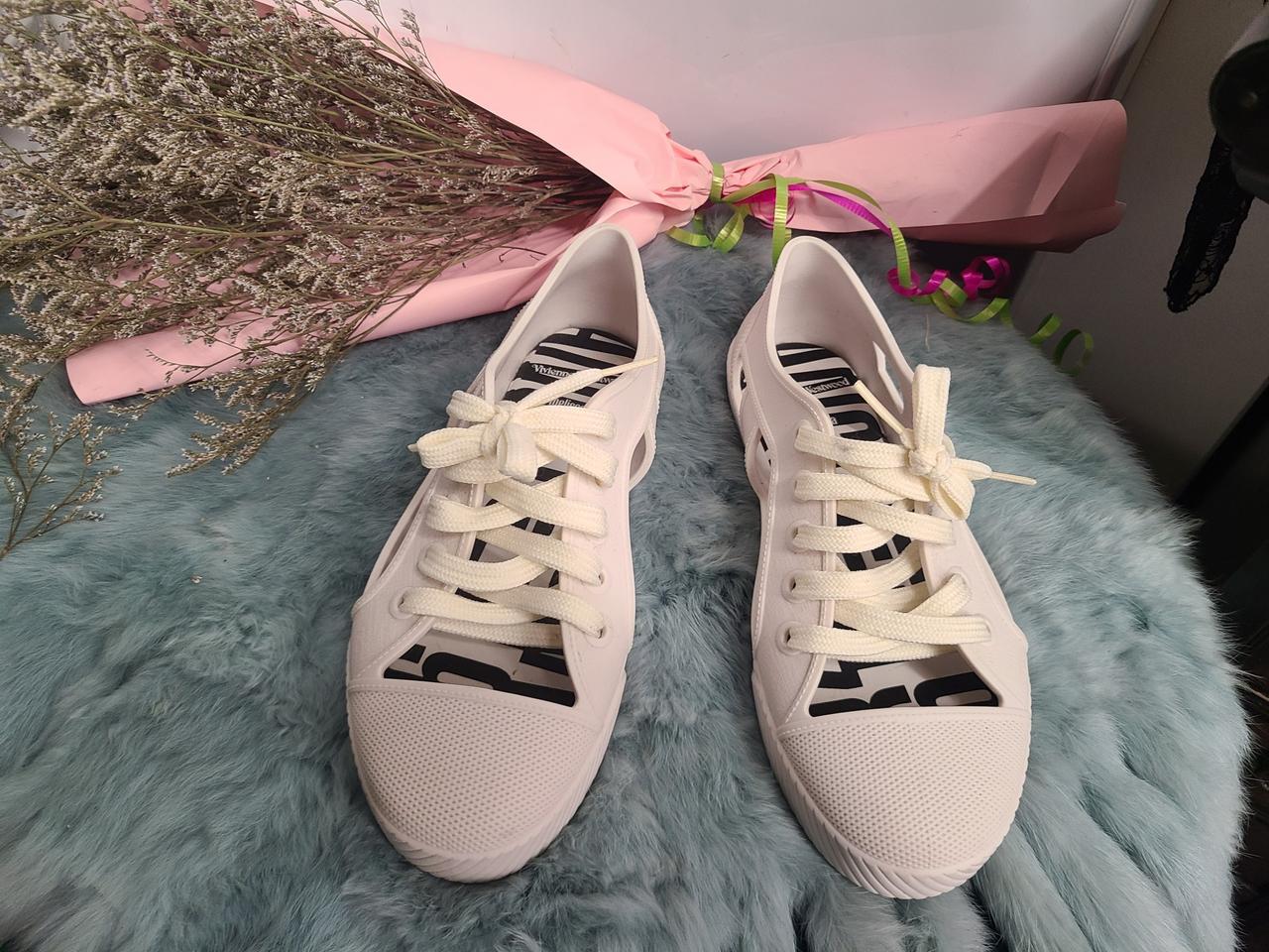 ♥비비안웨스트우드&멜리샤(정품)225mm정도(여성)젤리신발 ♥