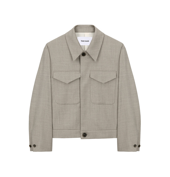 토니웩 울 필드 자켓 샌드 해링본 M