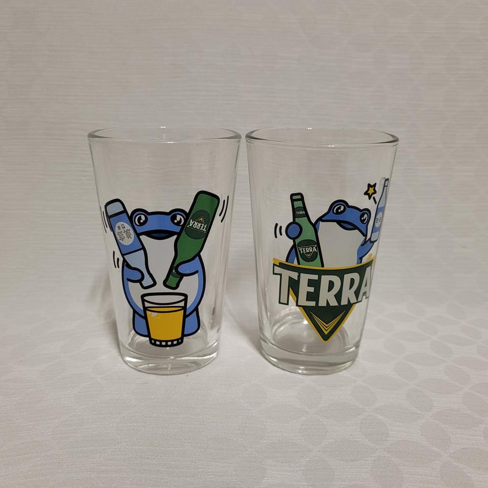 진로테라 소맥 유리컵