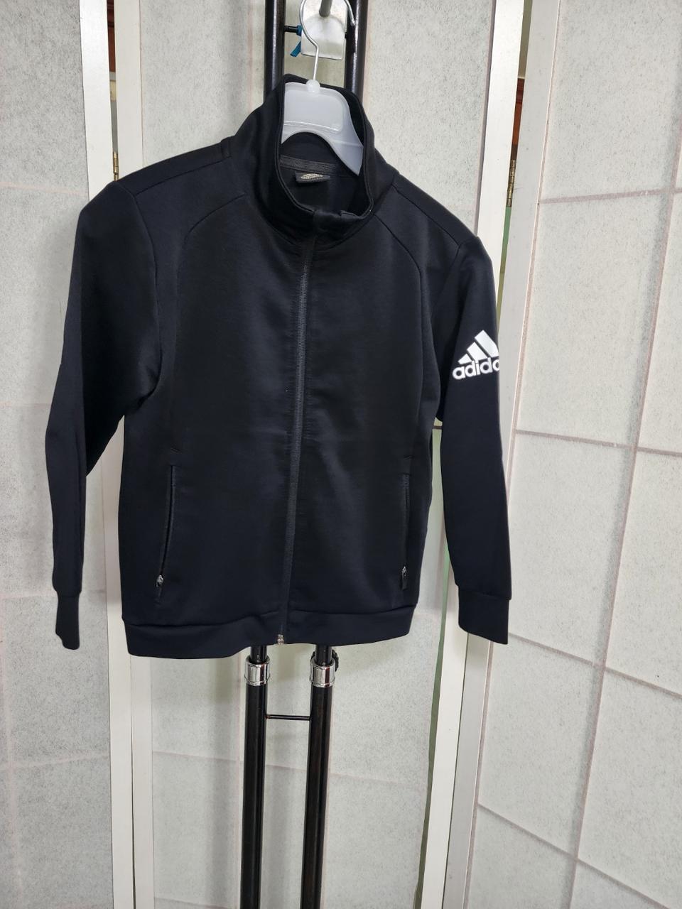 아디다스키즈120 져지자켓 집업자켓