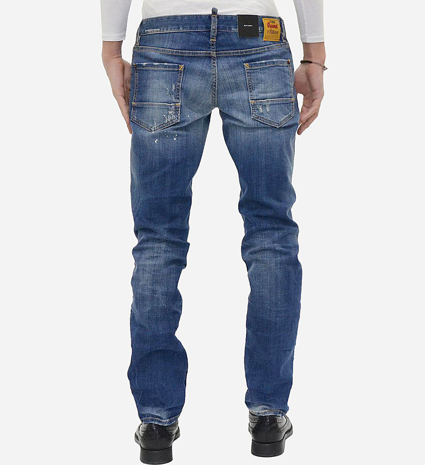 디스퀘어드2(DSQUARED2) 옐로우 패치 남성 청바지 [새상품,정품]