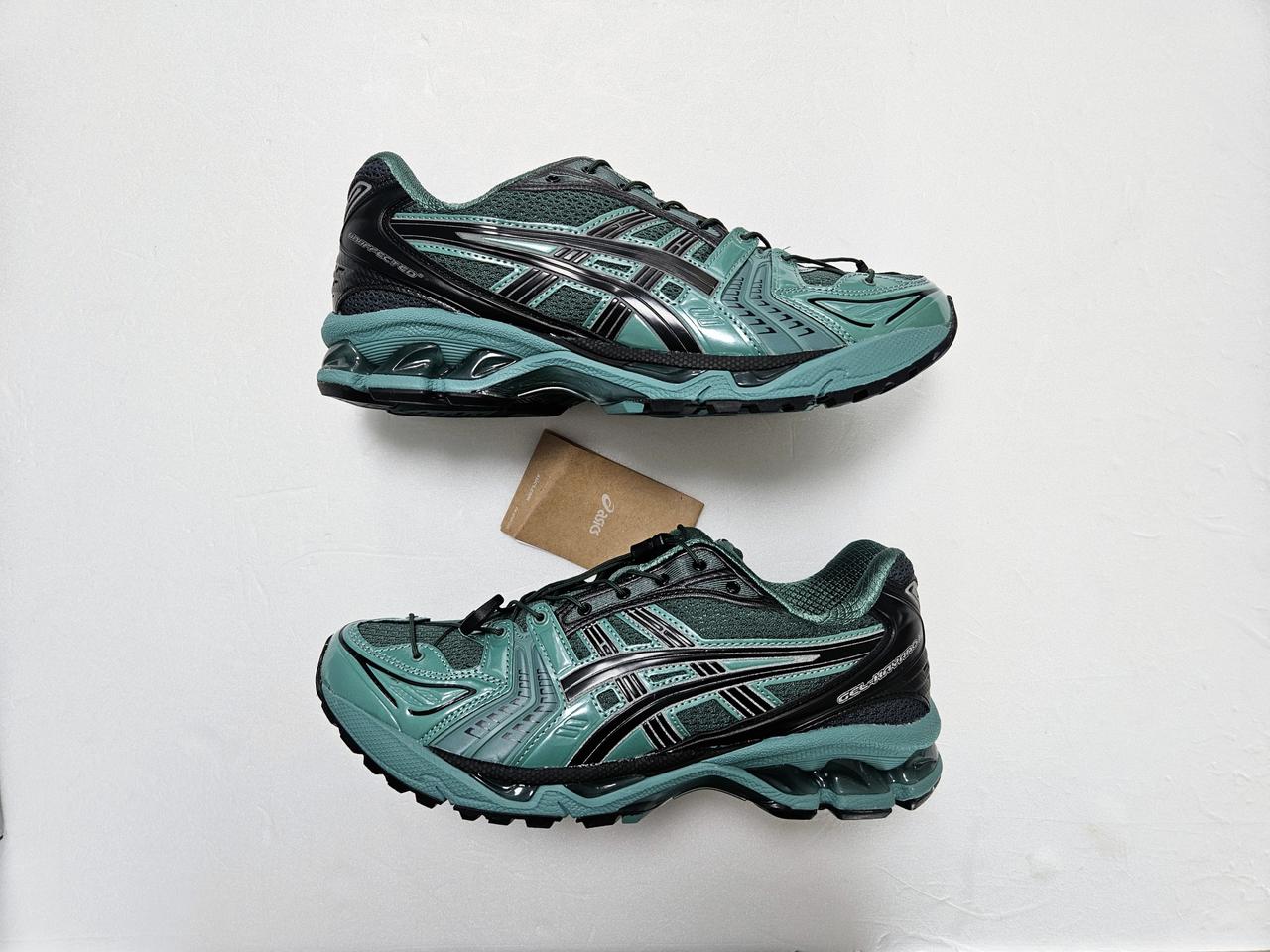 [255] 아식스 x 언어펙티드 젤카야노14 우라노스 그린 미시착 새상품