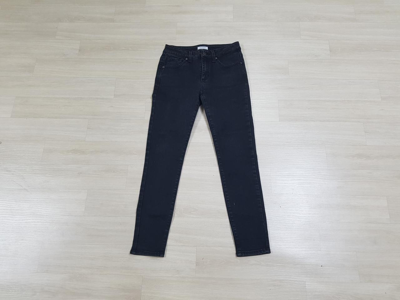게스 정품 여성바지 블랙진 스판 사이즈 27인치 상태양호