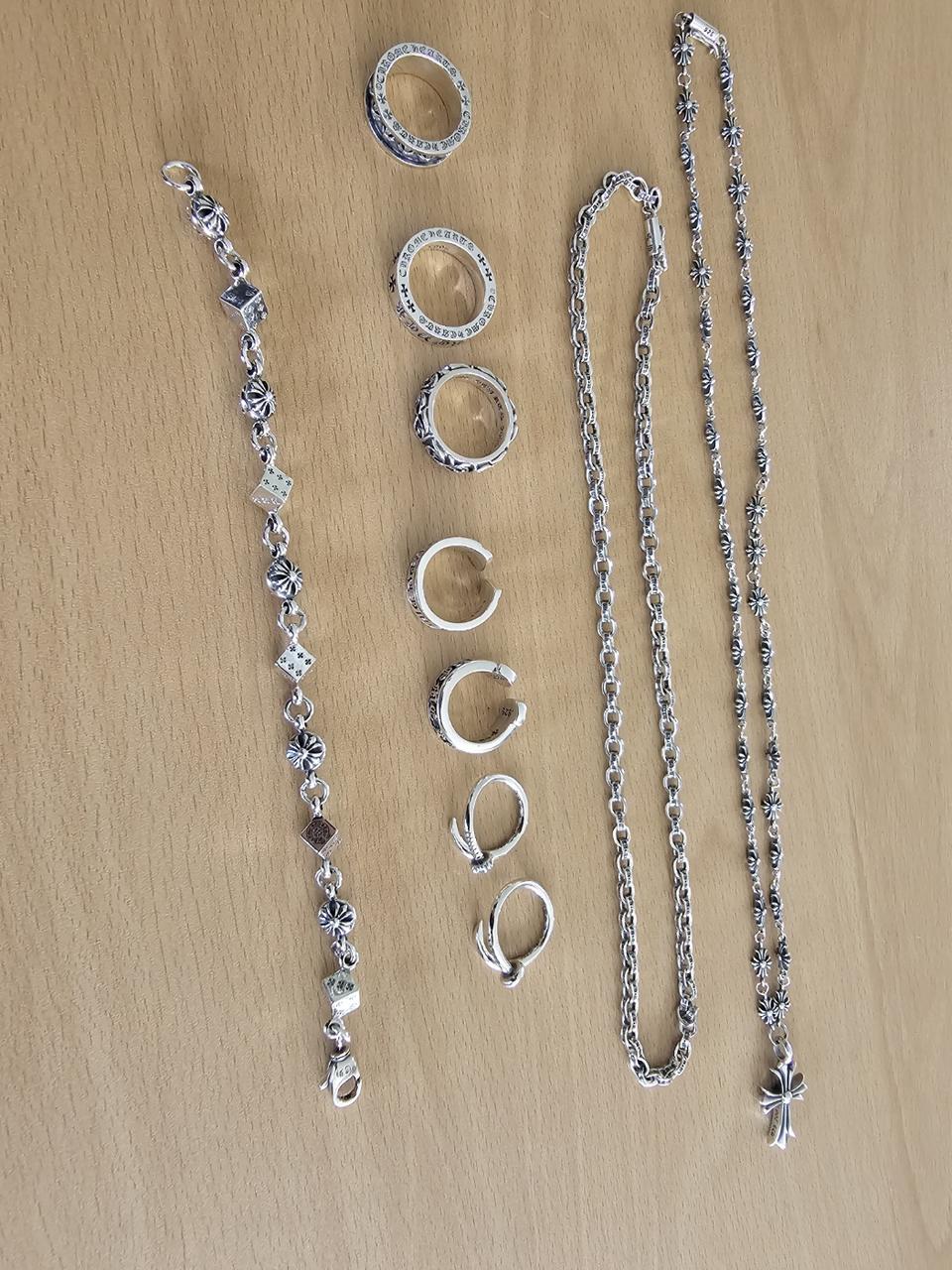 순은925 크롬하츠 반지 목걸이 팔찌 싸게팝니다