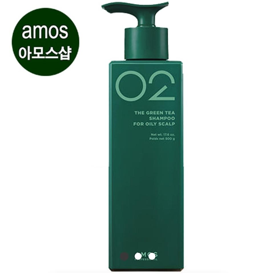 아모스 녹차실감샴푸(지성)