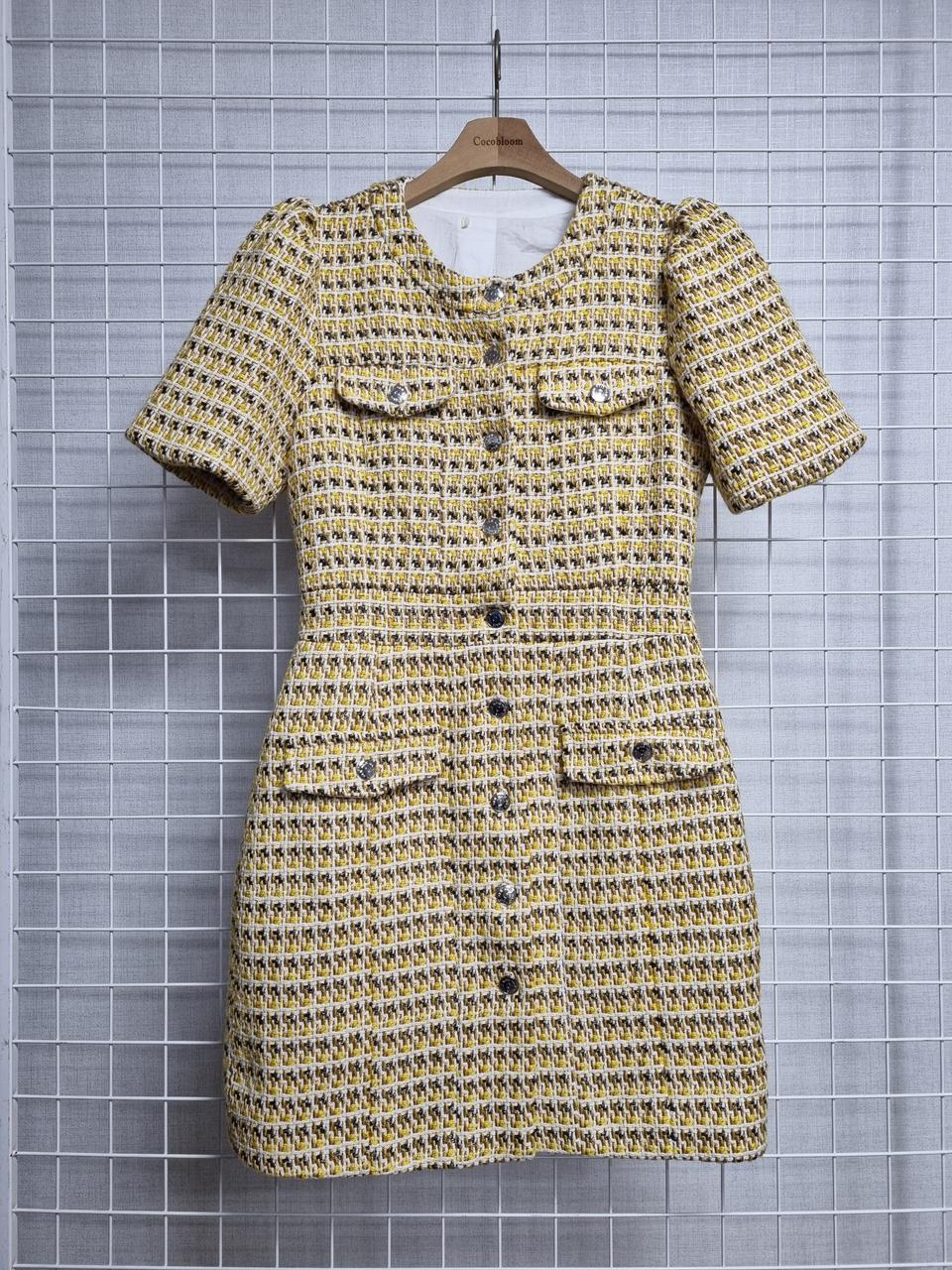 마쥬 트위드원피스 (실사이즈참고)가을겨울용