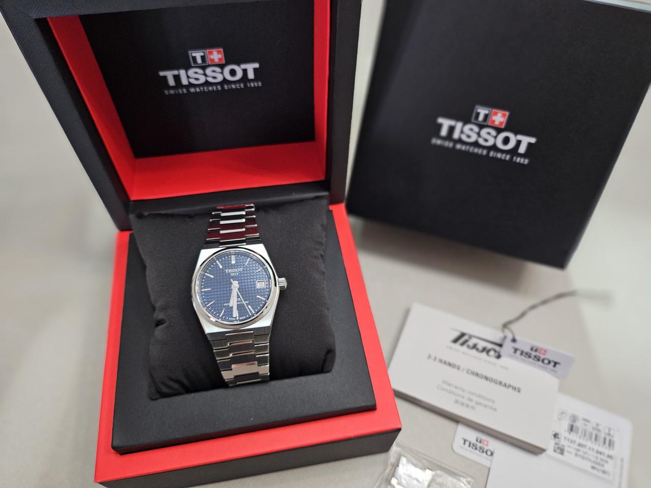 티쏘 PRX 35mm 오토매틱 딥블루 판매